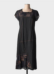 Robe longue noir FRANCE RIVOIRE pour femme seconde vue