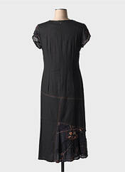 Robe longue noir FRANCE RIVOIRE pour femme seconde vue