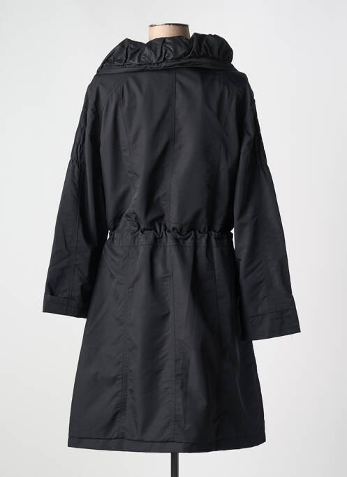 Trench coupe cintrée sans capuche noir GRIFFON femme