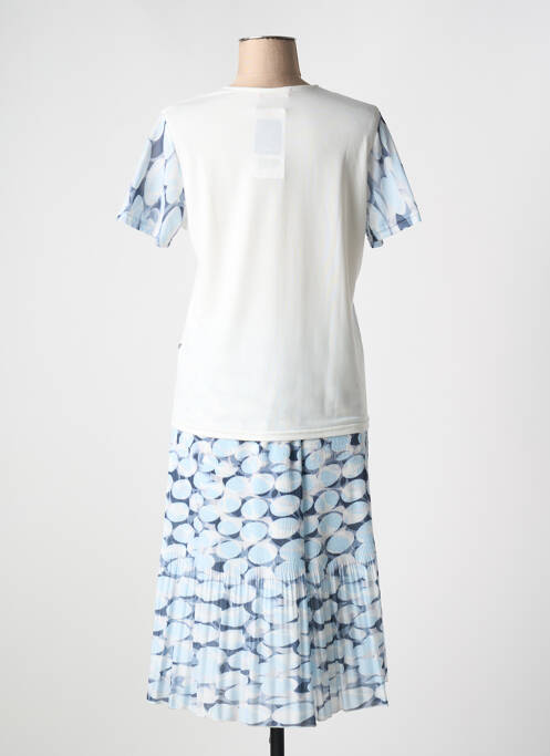 Ensemble jupe bleu GRIFFON pour femme