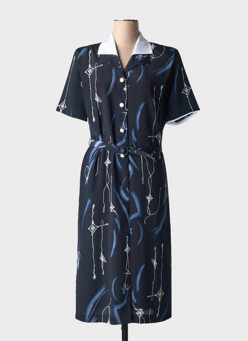 Robe longue bleu FRANCE RIVOIRE pour femme