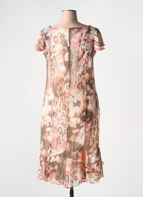 Robe mi-longue beige FRANCE RIVOIRE femme