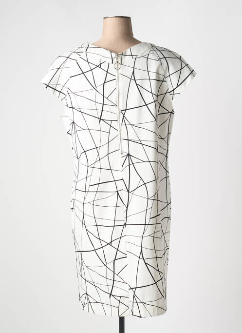 Robe mi-longue blanc GRIFFON pour femme