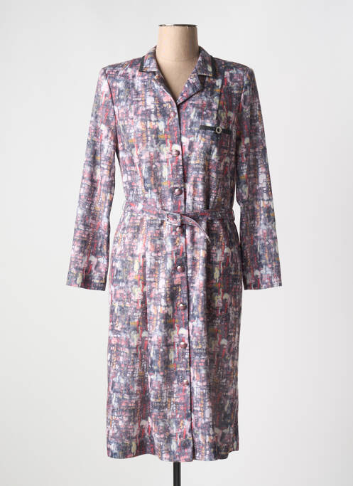 Robe mi-longue gris FRANCE RIVOIRE pour femme