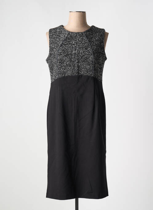 Robe mi-longue noir GRIFFON pour femme