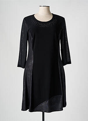 Robe courte manches longues manches longues noir MERI & ESCA femme