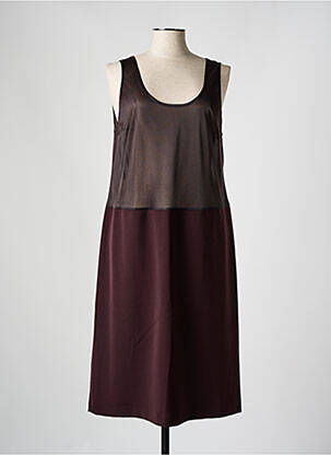 Jupon /fond de robe coupe cintrée rouge FRANCE RIVOIRE femme