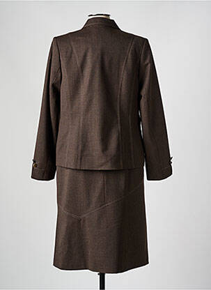 Ensemble jupe coupe droite marron KARTING femme