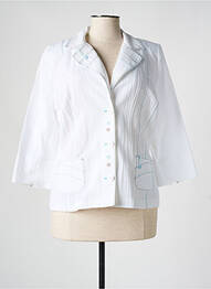 Blazer coupe cintrée blanc FRANCE RIVOIRE femme