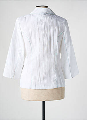 Blazer coupe cintrée blanc FRANCE RIVOIRE femme