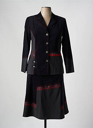 Ensemble jupe coupe cintrée noir GUITARD femme