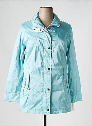 Coupe-vent poignets pressionnés a capuche bleu CONCEPT K femme