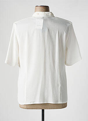 Chemisier manches courtes manches courtes beige KARTING femme