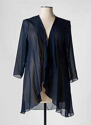 Gilet manches longues bleu GREGORY PAT pour femme