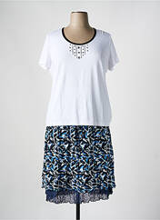 Ensemble jupe bleu GRIFFON pour femme seconde vue