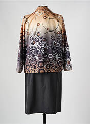 Ensemble robe marron FRANCE RIVOIRE pour femme seconde vue