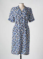 Robe mi-longue bleu FRANCE RIVOIRE pour femme seconde vue