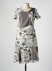 Robe mi-longue gris FRANCE RIVOIRE pour femme seconde vue