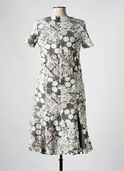 Robe mi-longue gris FRANCE RIVOIRE pour femme seconde vue