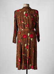 Robe mi-longue marron GUITARD pour femme seconde vue