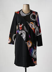 Robe mi-longue noir FRANCE RIVOIRE pour femme seconde vue