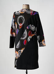 Robe mi-longue noir FRANCE RIVOIRE pour femme seconde vue