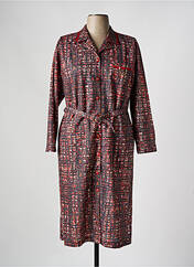 Robe mi-longue orange FRANCE RIVOIRE pour femme seconde vue