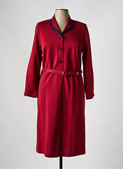 Robe mi-longue rouge IMPULSION pour femme seconde vue