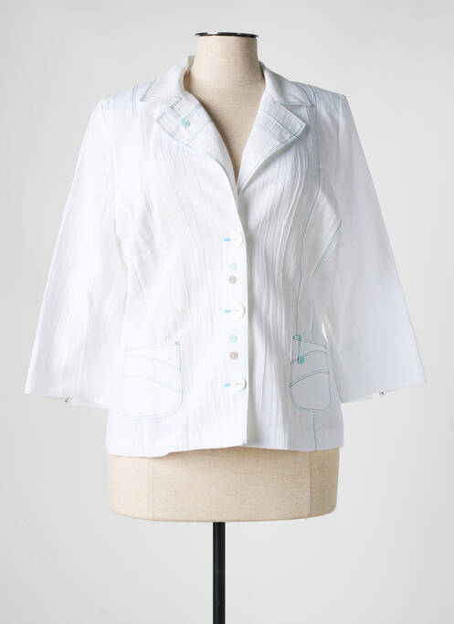 Blazer blanc FRANCE RIVOIRE pour femme
