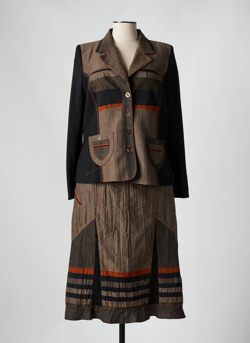 Ensemble jupe gris FRANCE RIVOIRE pour femme