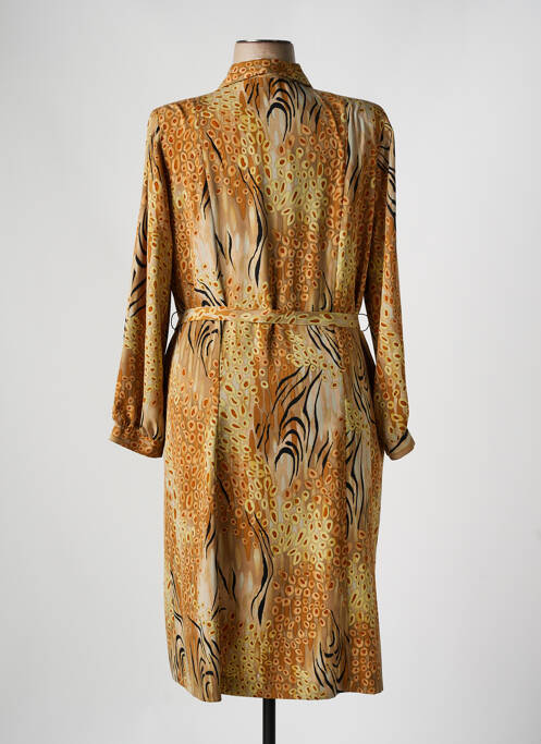 Robe mi-longue beige IMPULSION pour femme