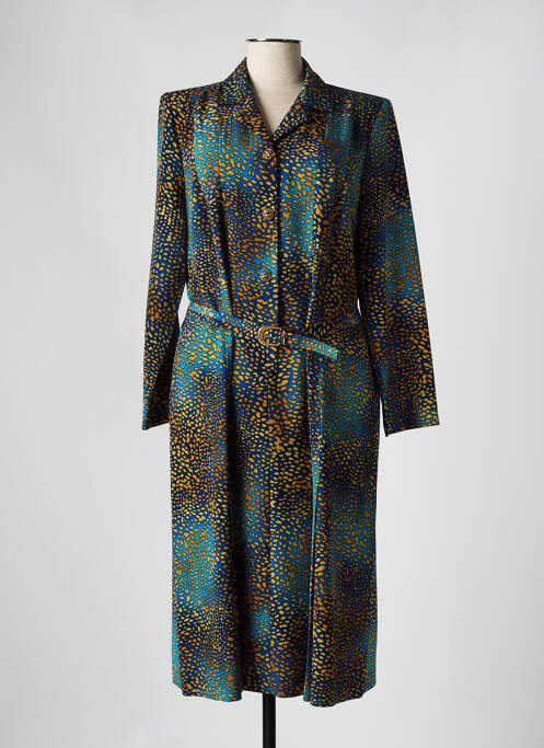 Robe mi-longue bleu IMPULSION pour femme