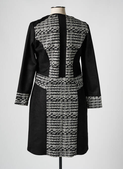 Robe mi-longue noir FRANCE RIVOIRE pour femme