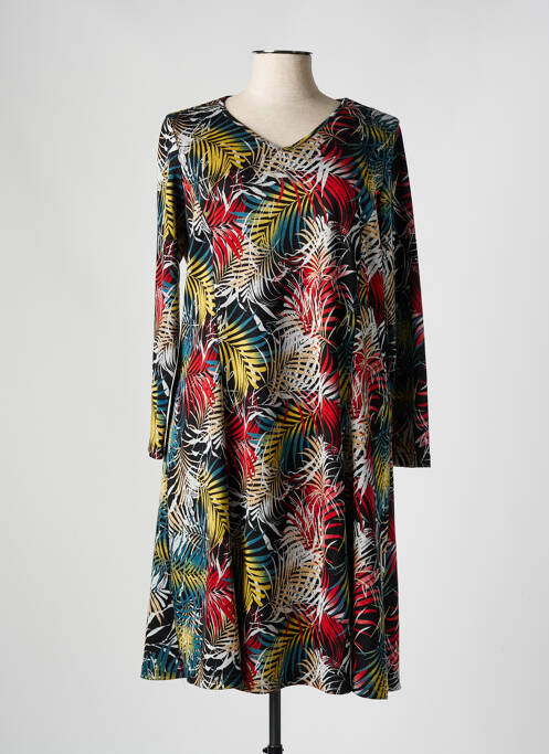 Robe mi-longue noir FRANCE RIVOIRE pour femme