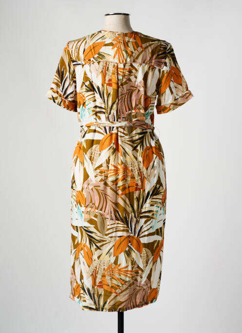 Robe mi-longue orange CONCEPT K pour femme