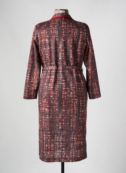 Robe mi-longue orange FRANCE RIVOIRE pour femme