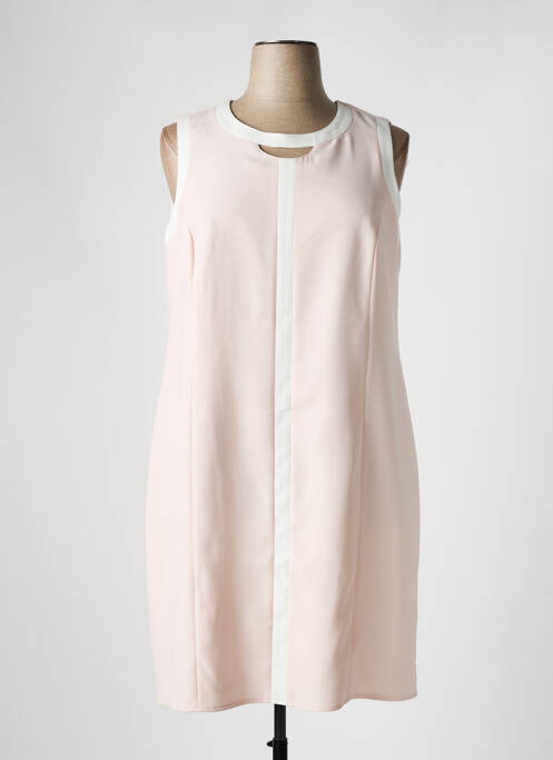Robe mi-longue rose FRANCE RIVOIRE pour femme