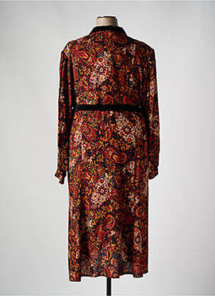 Robe longue manches longues manches longues marron CHARLES GUITARD femme