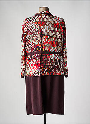 Ensemble robe type de veste casual marron FRANCE RIVOIRE femme
