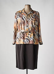 Ensemble robe marron FRANCE RIVOIRE pour femme seconde vue