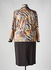 Ensemble robe marron FRANCE RIVOIRE pour femme seconde vue