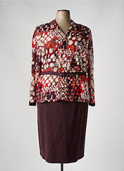 Ensemble robe marron FRANCE RIVOIRE pour femme seconde vue