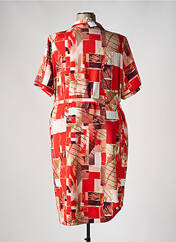 Robe longue orange FRANCE RIVOIRE pour femme seconde vue