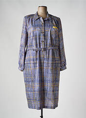 Robe mi-longue bleu FRANCE RIVOIRE pour femme seconde vue