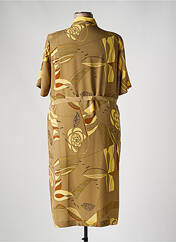 Robe mi-longue jaune IMPULSION pour femme seconde vue