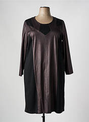 Robe mi-longue marron FRANCE RIVOIRE pour femme seconde vue