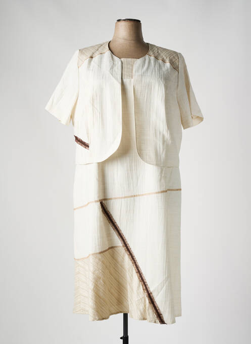 Ensemble robe blanc FRANCE RIVOIRE pour femme