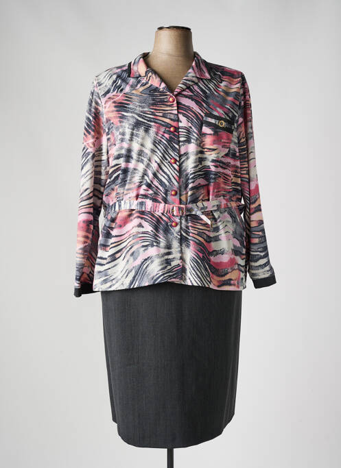 Ensemble robe gris FRANCE RIVOIRE pour femme