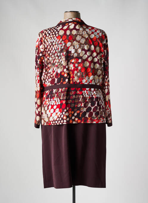 Ensemble robe marron FRANCE RIVOIRE pour femme