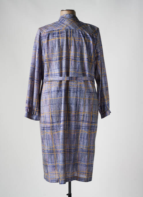 Robe mi-longue bleu FRANCE RIVOIRE pour femme